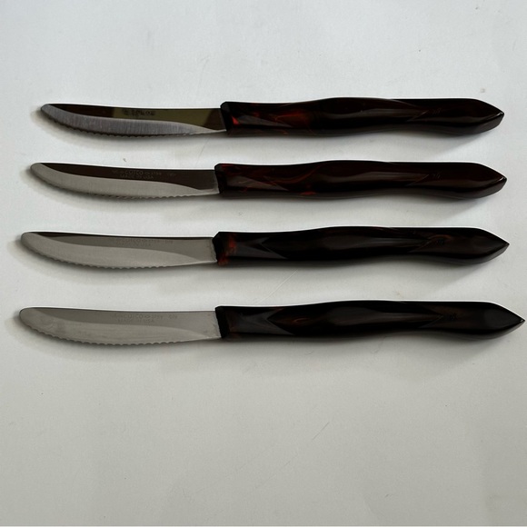 Cutco Dining Cutco 759 Steak Knives Dark Brown Handle Poshmark